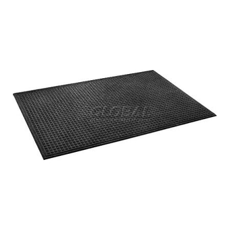 Apache Mills Entrance Mat, 3/8 in thick, Black 7888019074X6